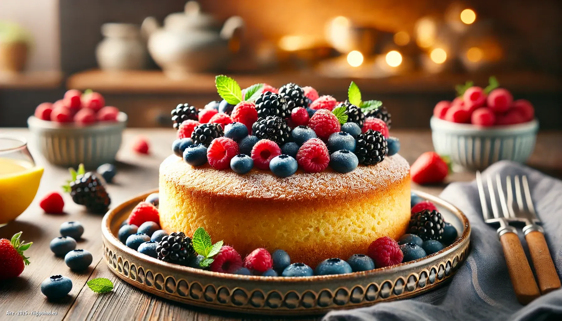 Aire magus hetk nimepäeval koos tordiga