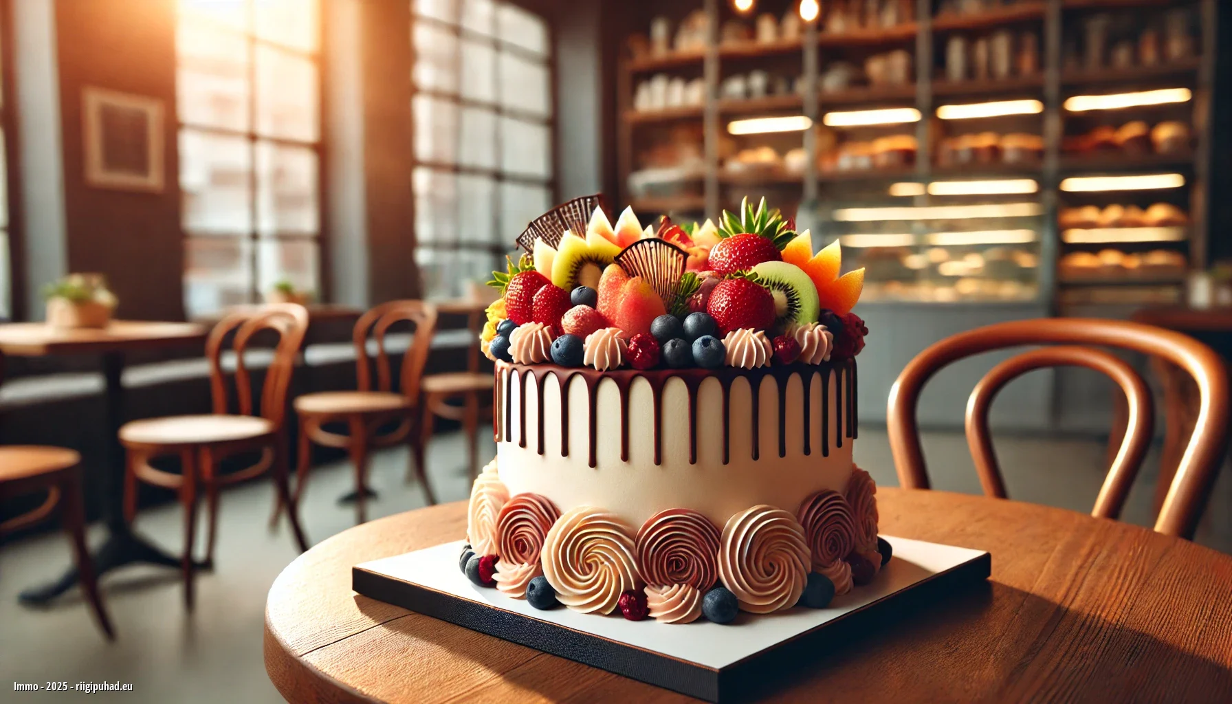 Immo nimepäeva tähistamine maitsva tordiga