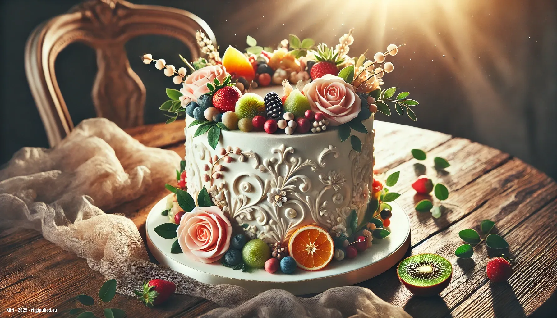 Kiiri magus hetk nimepäeval koos tordiga