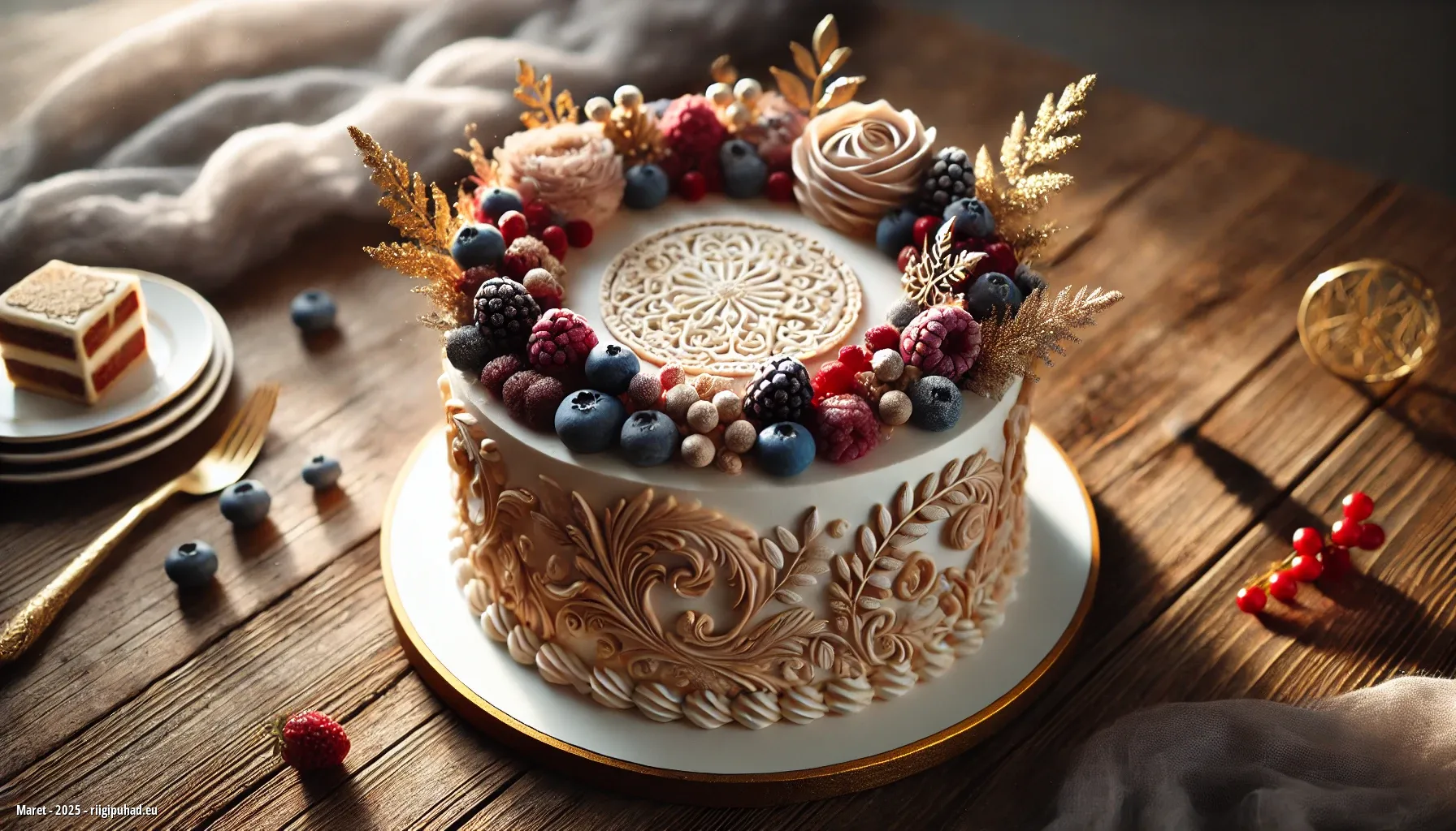 Mareti nimepäeva tähistamine maitsva tordiga