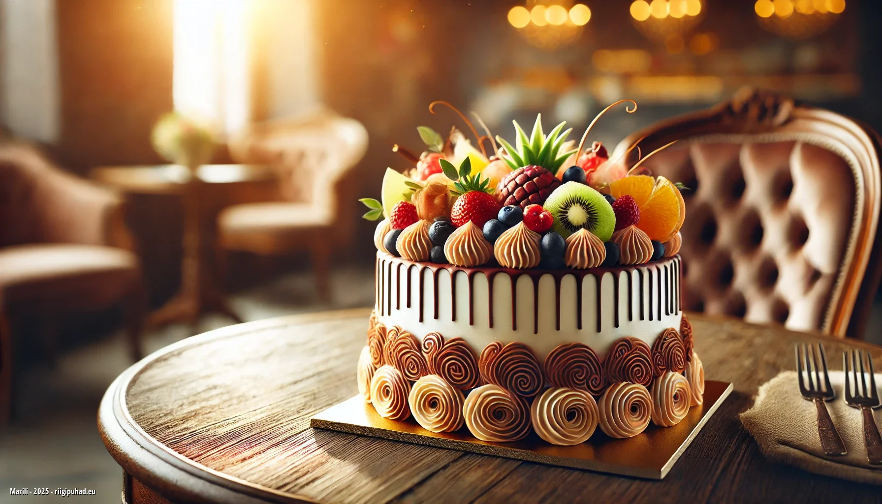 Marili nimepäevapidu tordilõhnaga