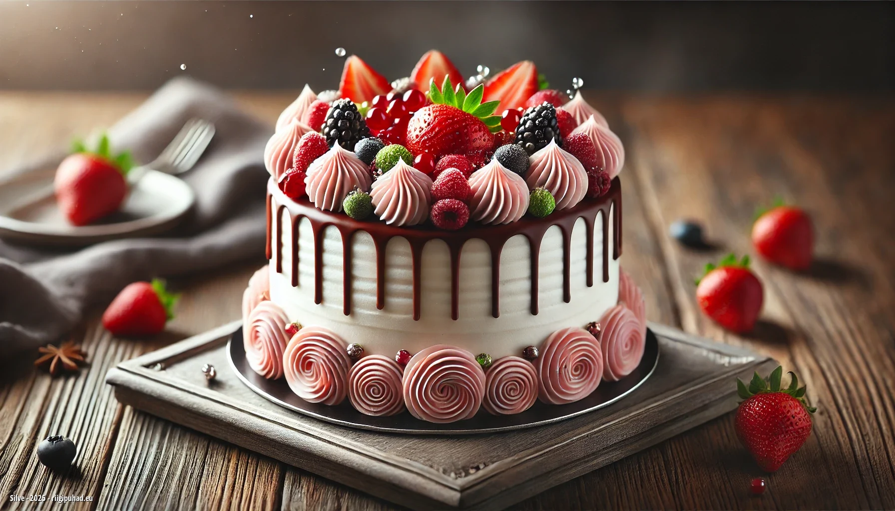 Silve nimepäev - koogiga kaetud nimepäevalaud