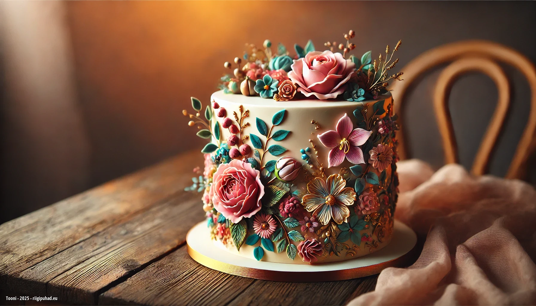 Tooni magus hetk nimepäeval koos tordiga