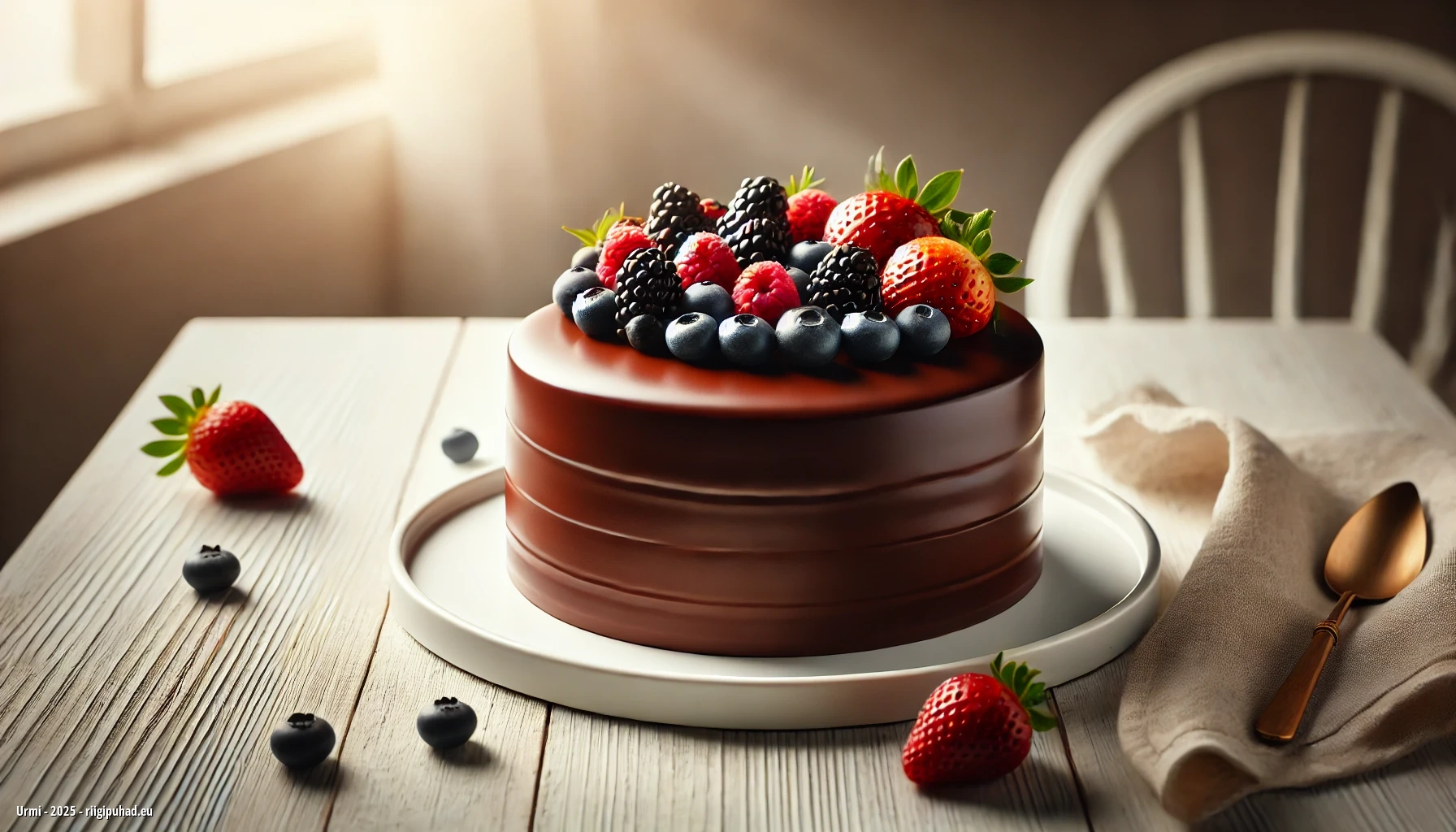 Urmi nimepäeva tähistamine tordiga kaetud laua taga