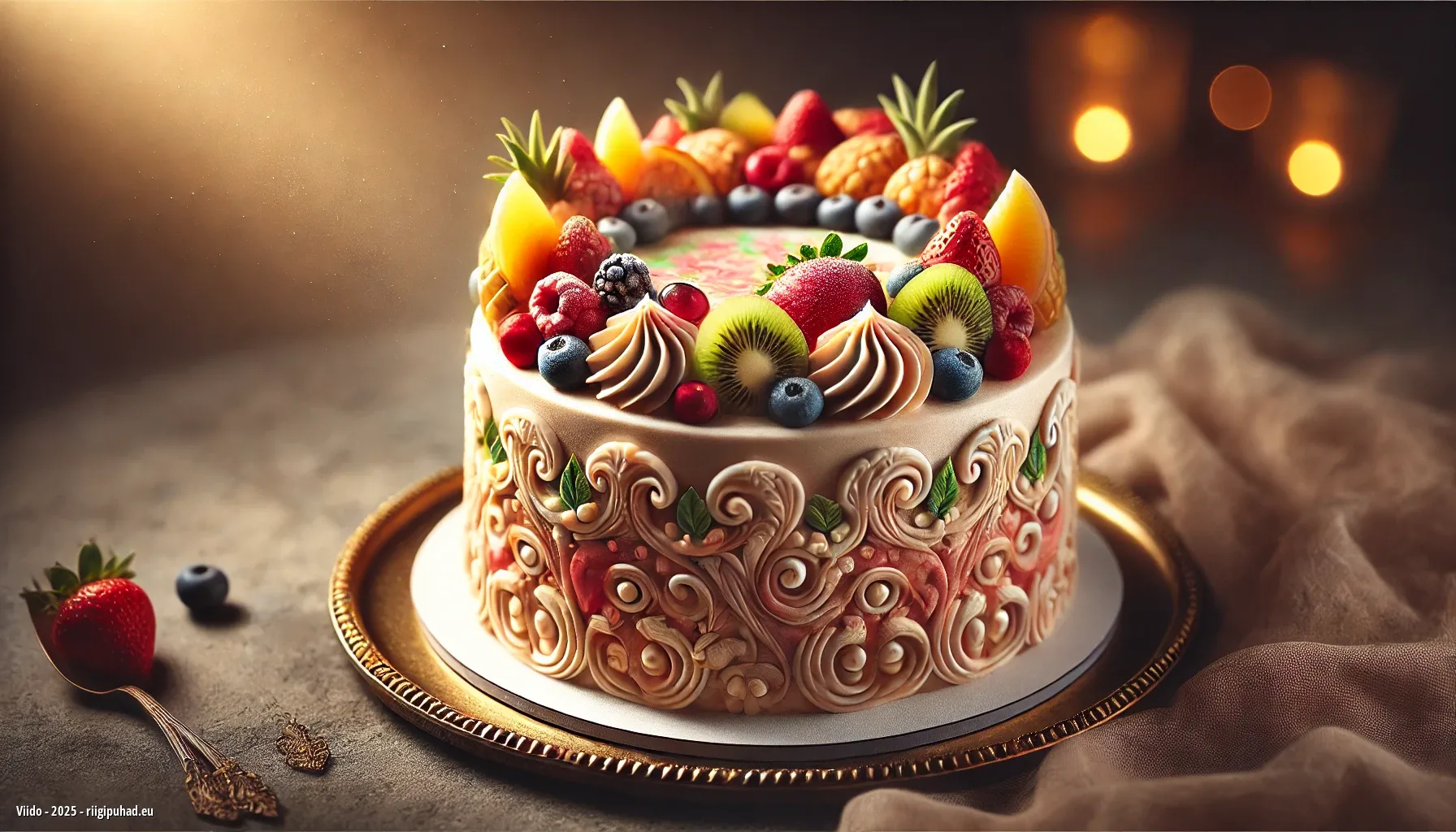 Viido nimepäeva tähistamine uhke tordiga