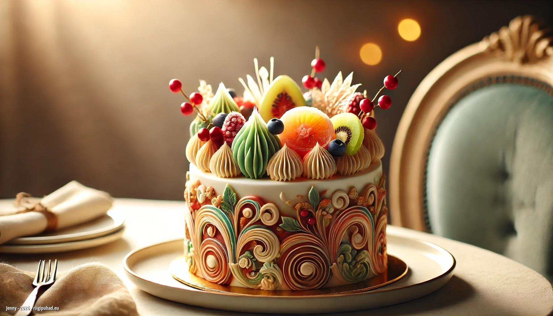 Jennyi nimepäeva tähistamine tordiga