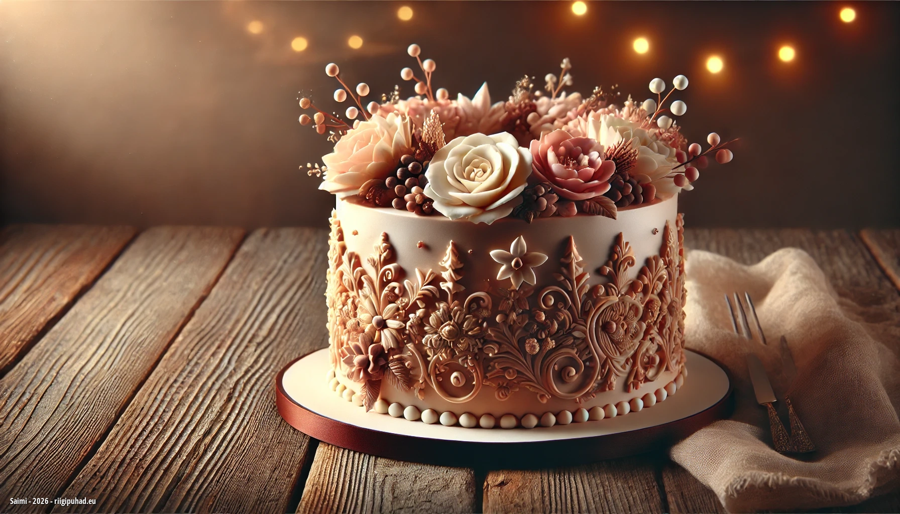 Saimi nimepäeva tähistamine koogiga