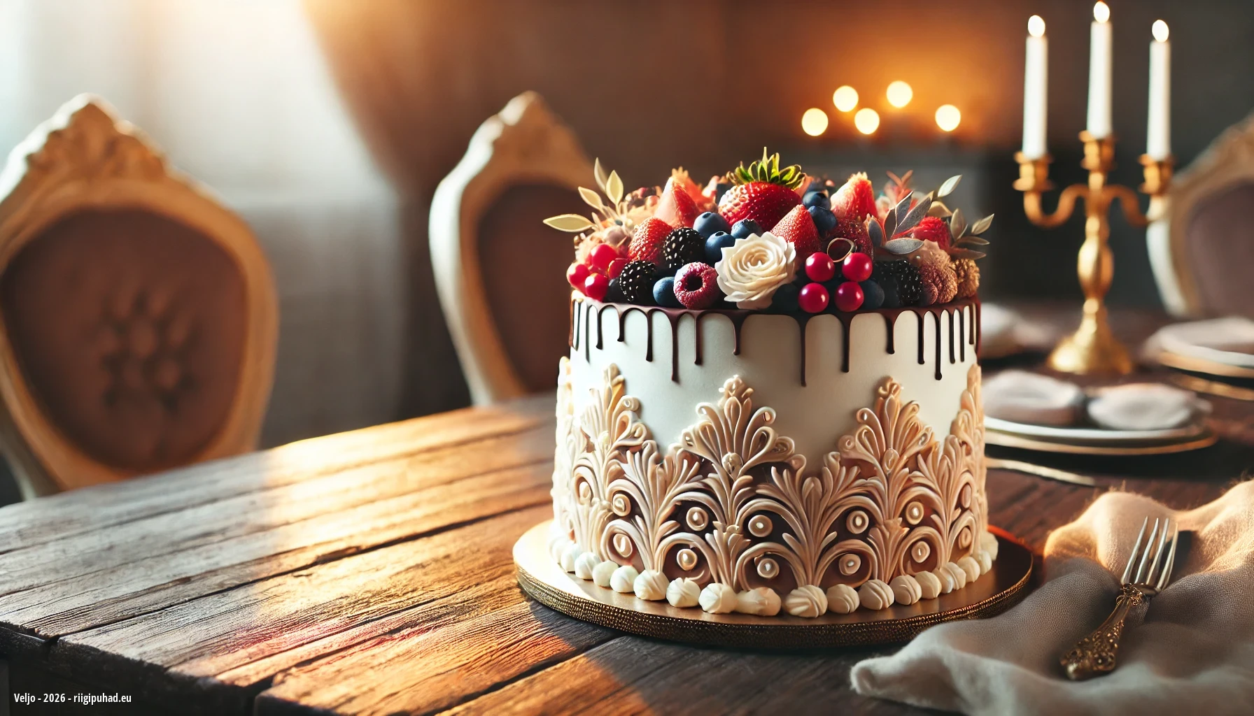 Veljo nimepäevaõhtu tordiga