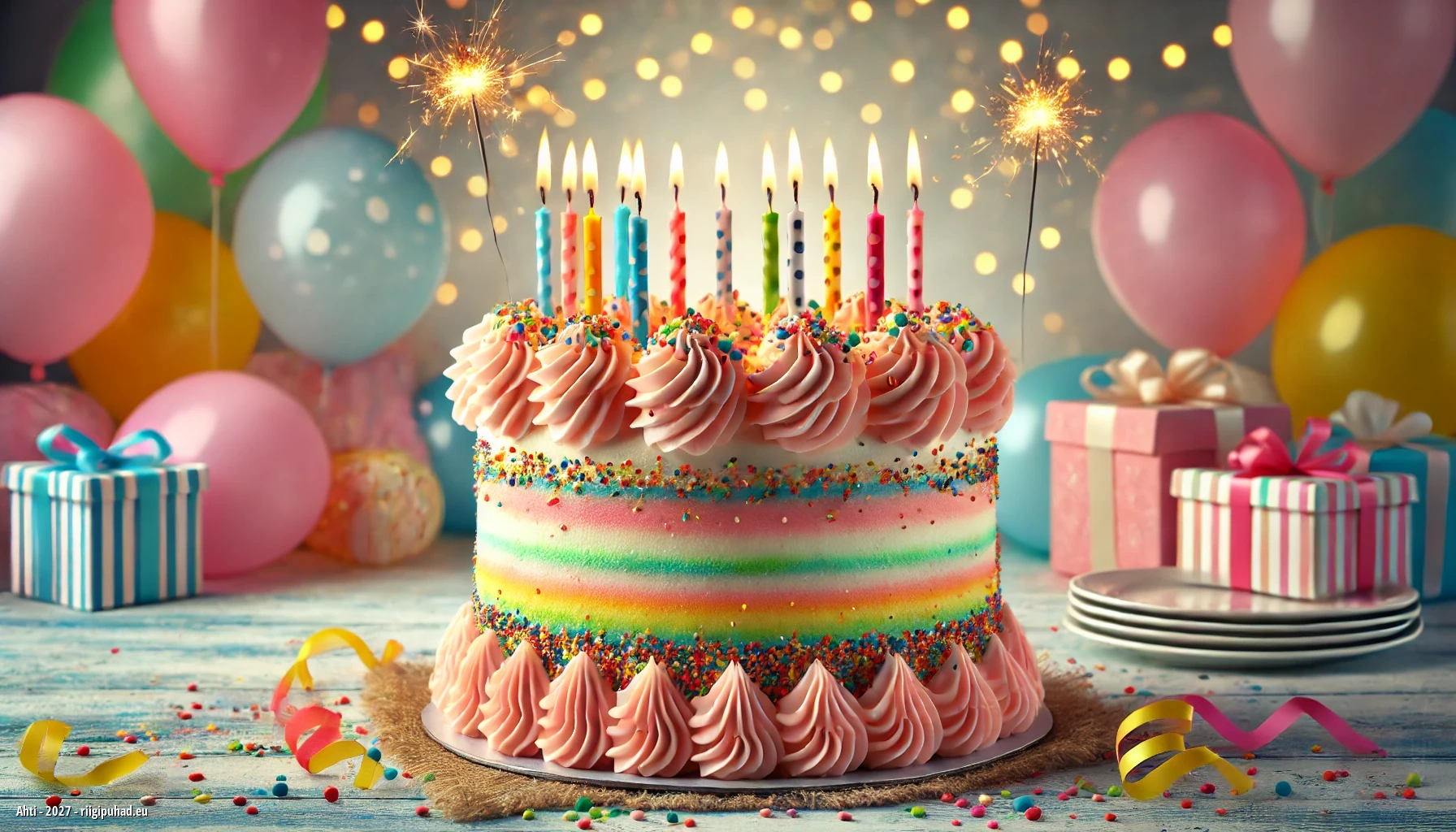 Ahti nimepäevaõhtu tordiga