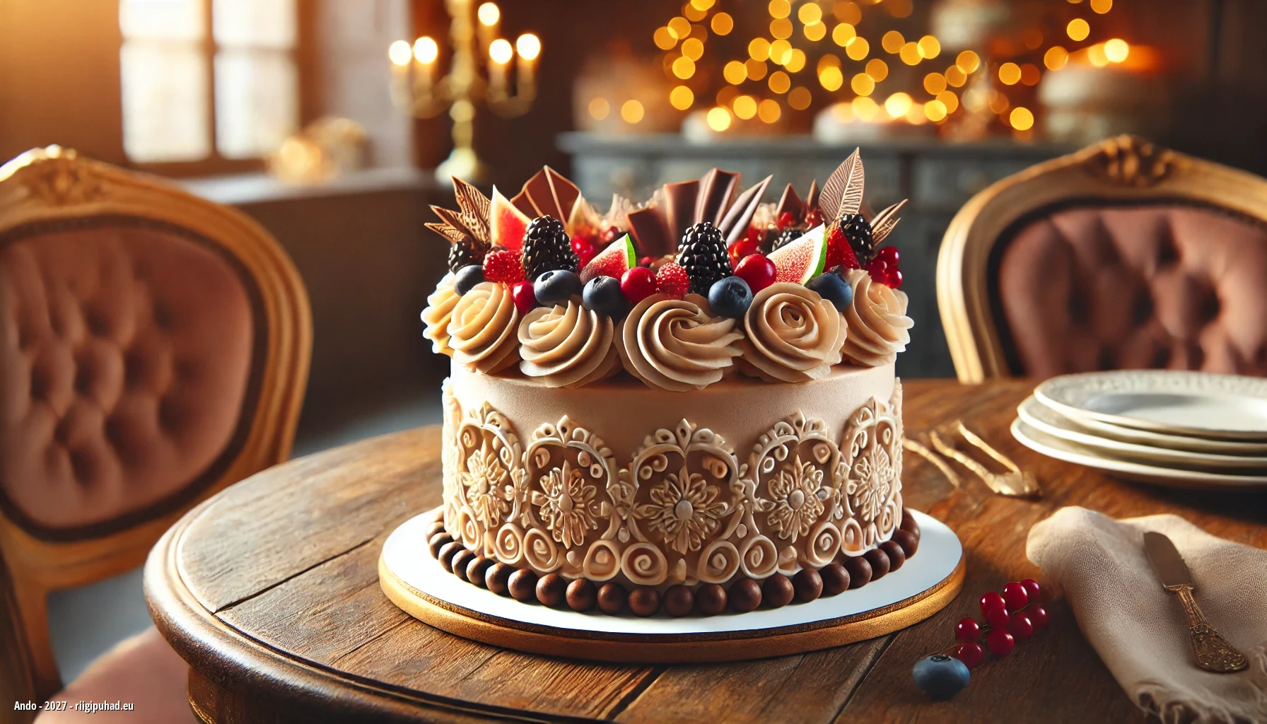 Ando ideaalne nimepäev - tort laual, rõõm südames