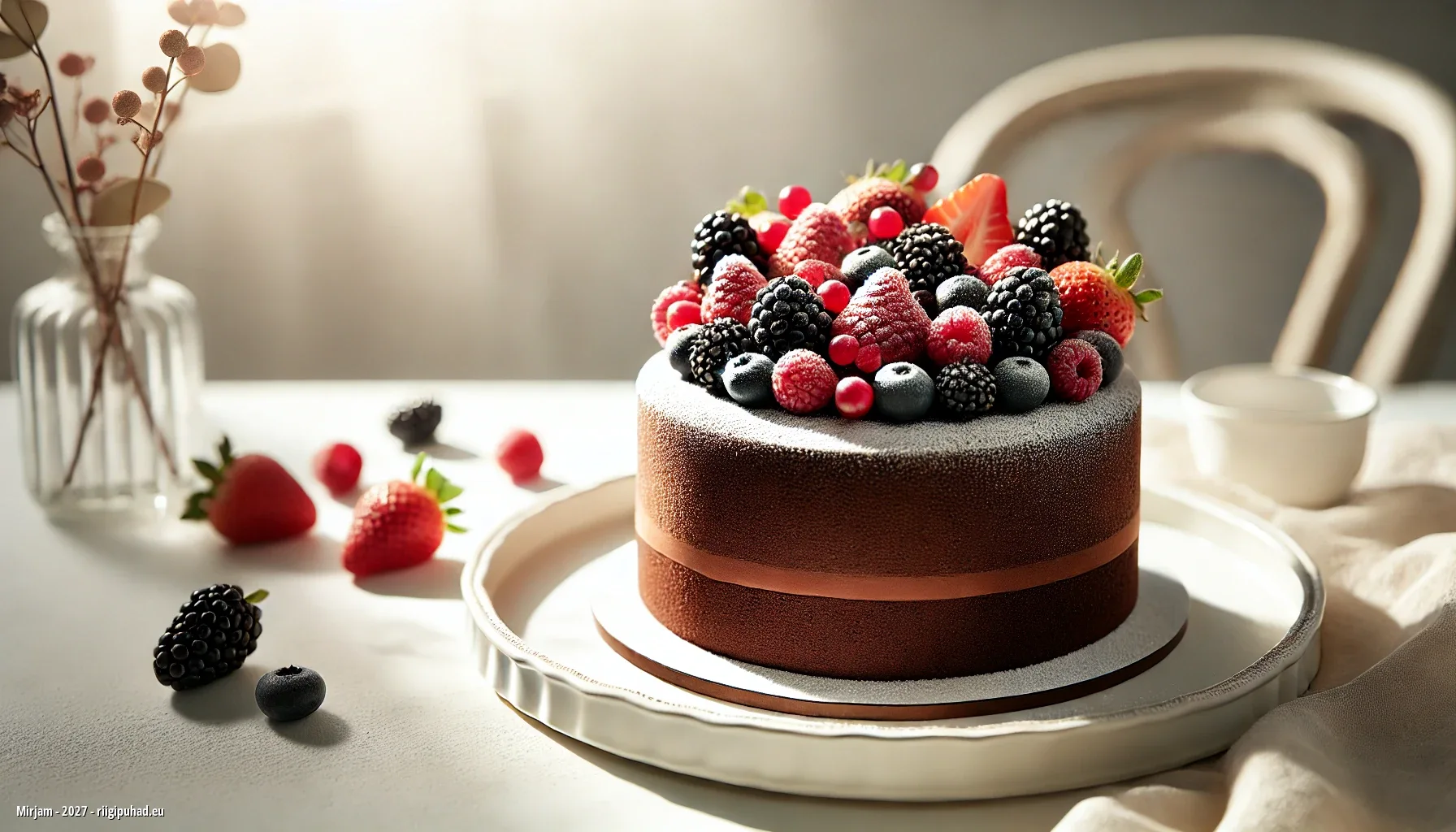 Mirjami nimepäevapidu uhke tordiga