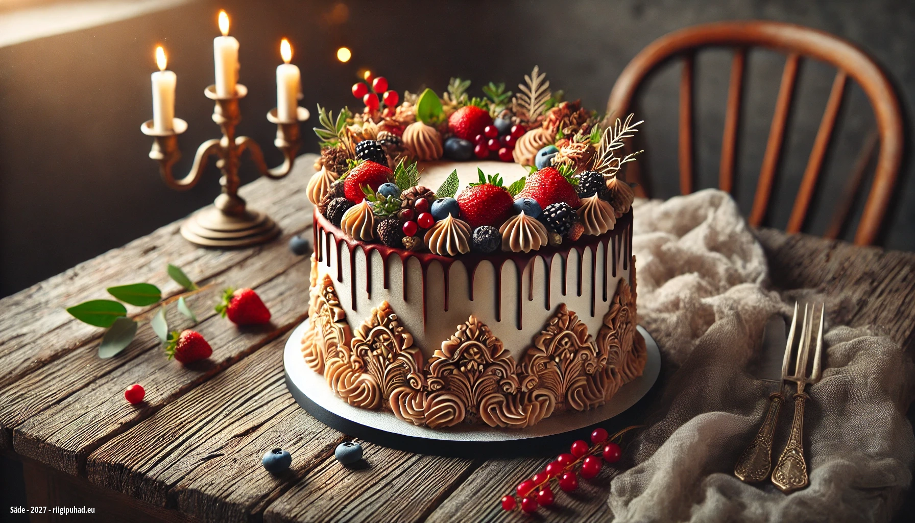 Säde nimepäeva tähistamine uhke tordiga