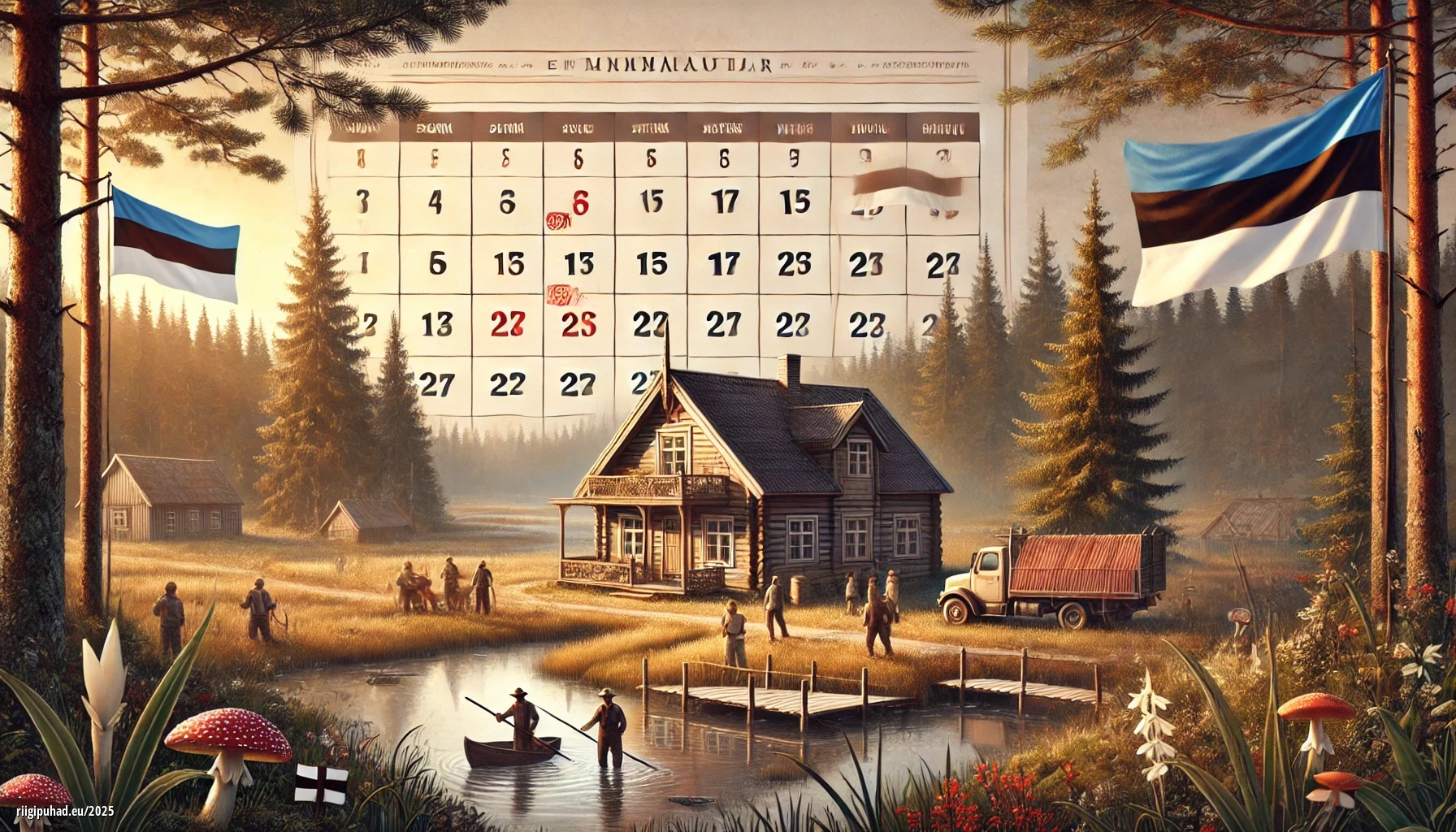 Riigipühade mõju töökorraldusele ja palgale 2025