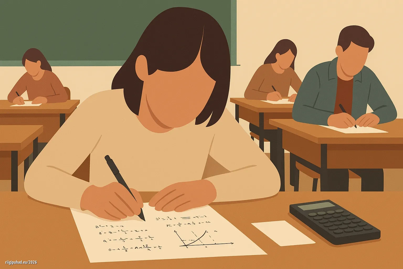 Matemaatika põhikooli lõpueksam - tähistamine 2026