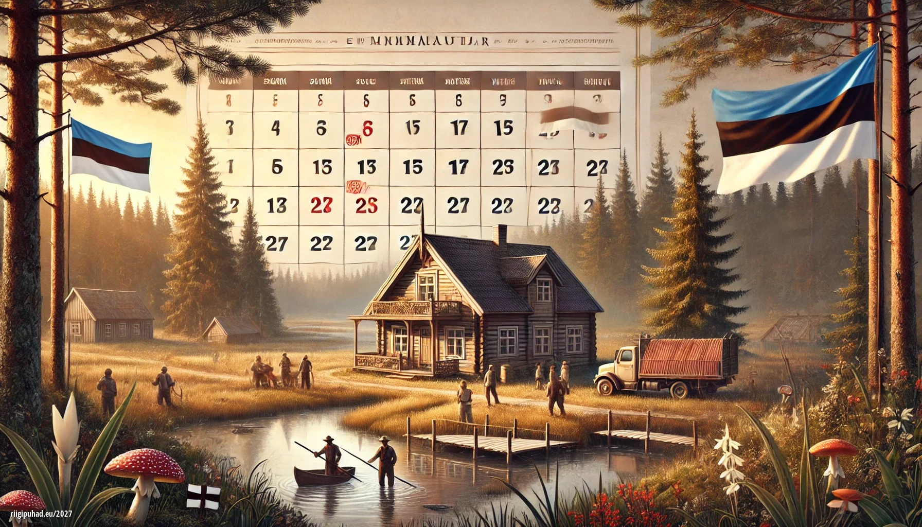 Riigipühade mõju töökorraldusele ja palgale 2027